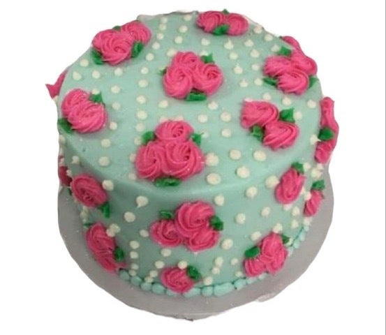 Spring rosette cake - The Makery Cake Co
